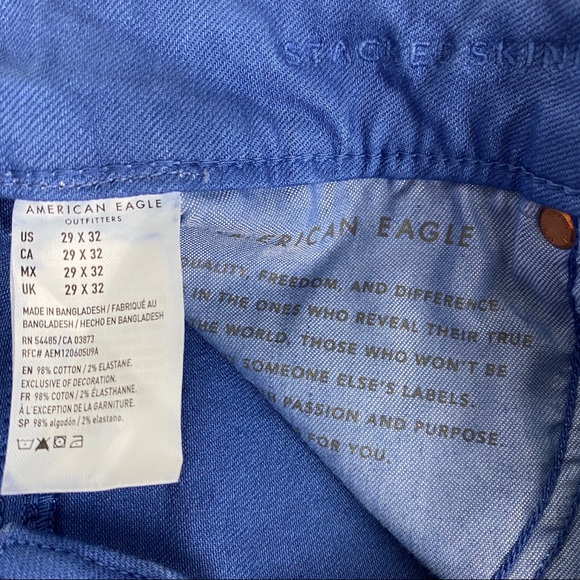 AMERICAN EAGLE NWOT Young Money Tie Dye Jeans - Picture 7 of 12